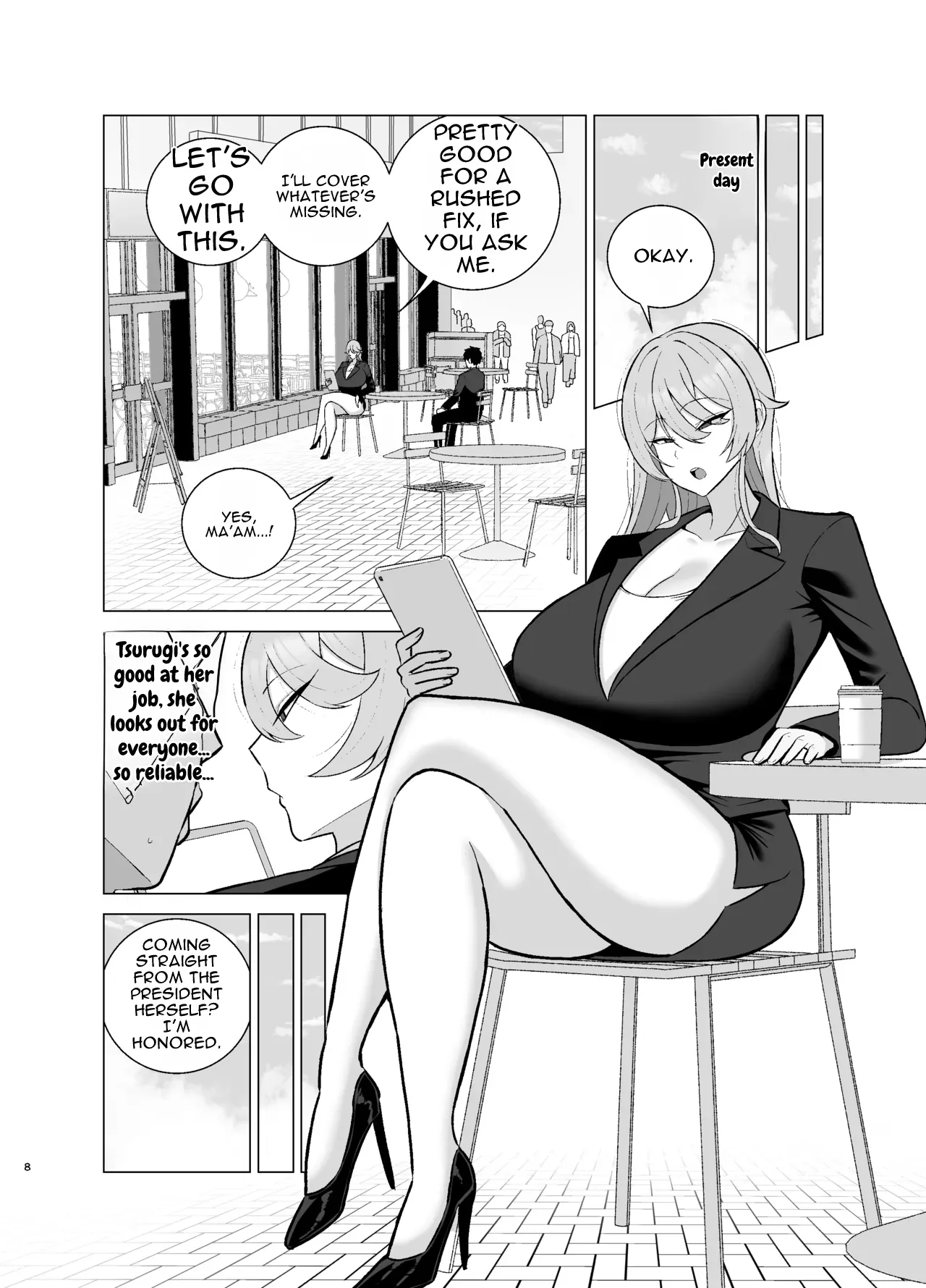 Itsumo Miken ni Shiwa o Yosete Iru Seikaku no Kitsui Babaa Senpai (29) wa You to Dosukebe Chijo ni Naru - Seite 7