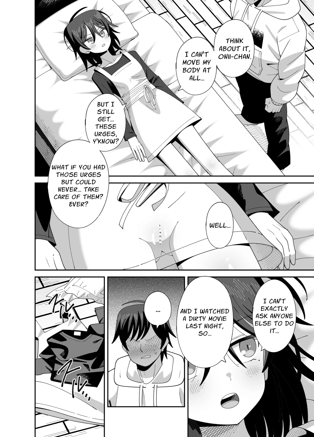 Ugokenai Imouto ni mo Seiyoku wa Aru | Even My Immobile Sister Has Sexual Desires - পৃষ্ঠা 3