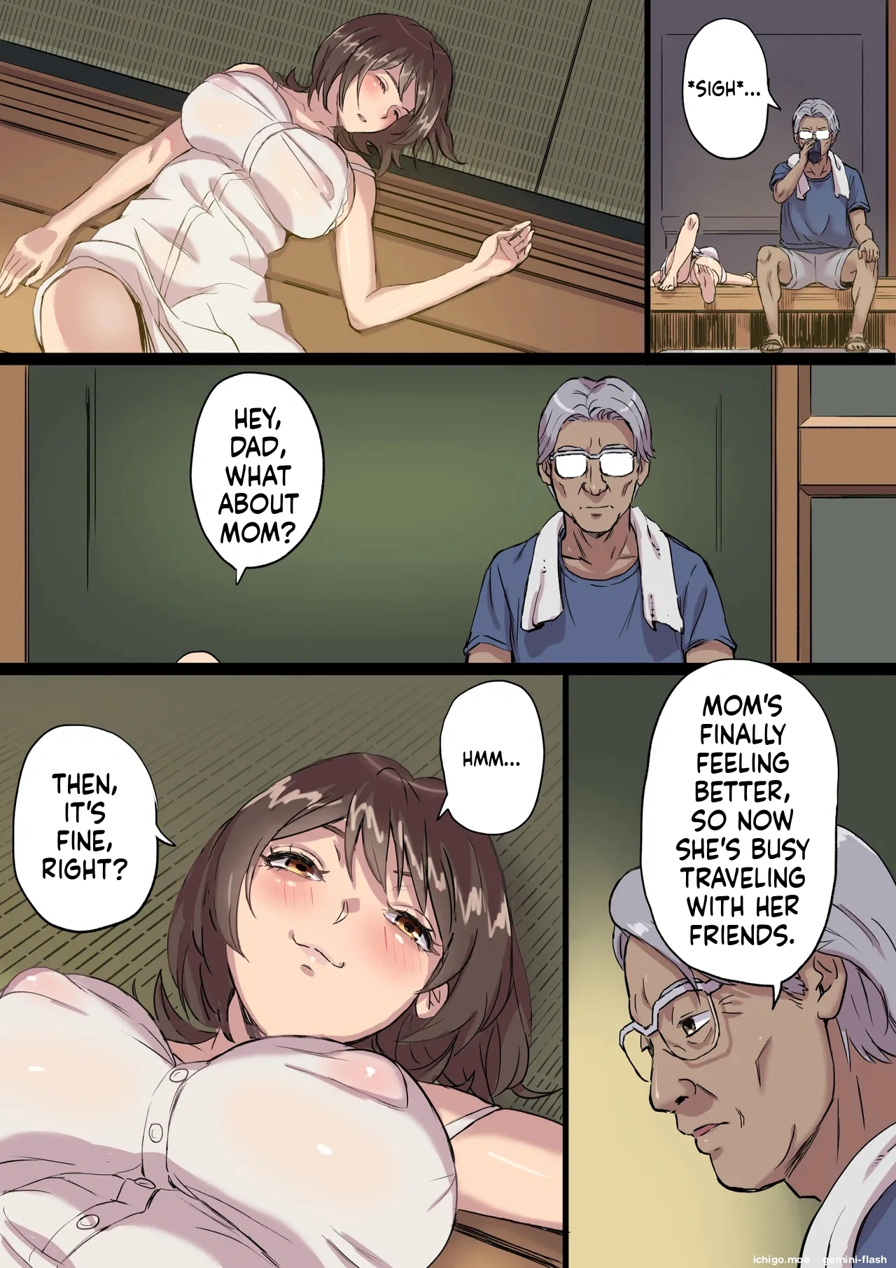 Bonyuu Shibori Papa no Koto ga Suki sugiru! Sango Kisei Musume | MILKING BREAST MILK: THE POSTPARTUM DAUGHTER WHO LOVES HER DAD TOO MUCH - Página 8