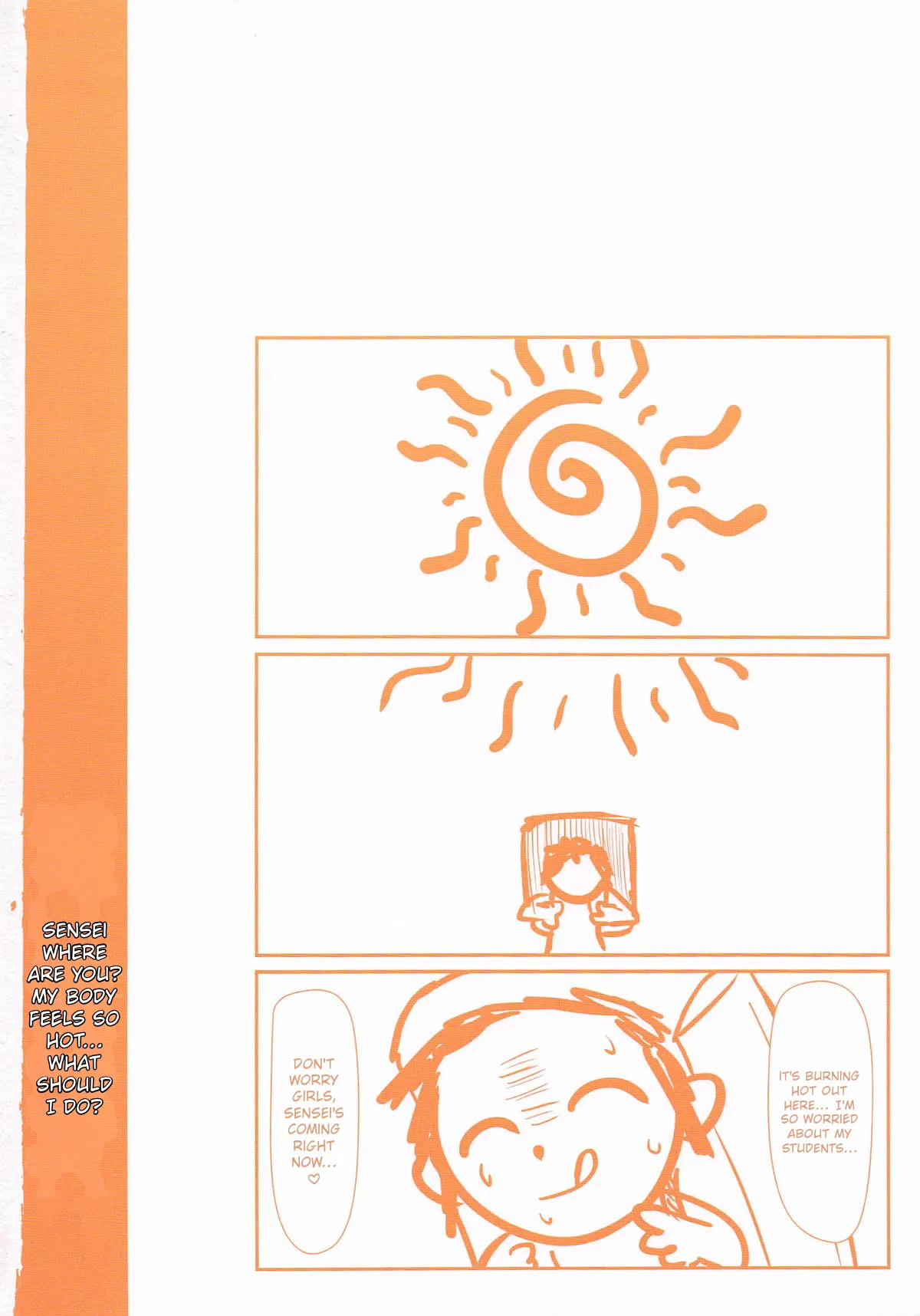 Sensei~ Karada ga Atsukute... Dou shitara Ii no | Sensei~ It's Getting So Hot... What Should We Do? - Page 2