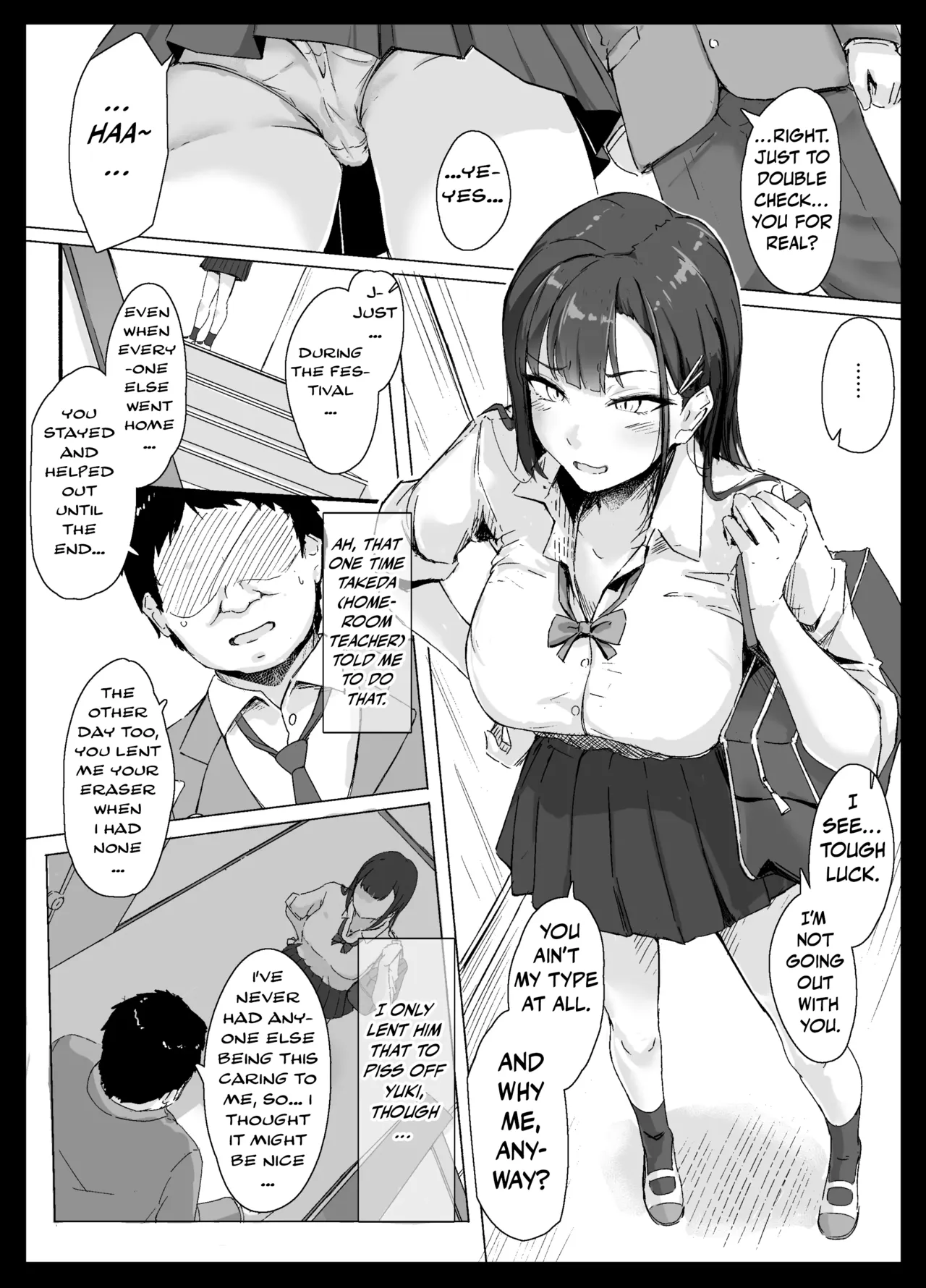 Namaiki Gal wa Kimowota ni Sakaratenai | The Cheeky Gyaru Can't Defy the Creepy Otaku - Page 3