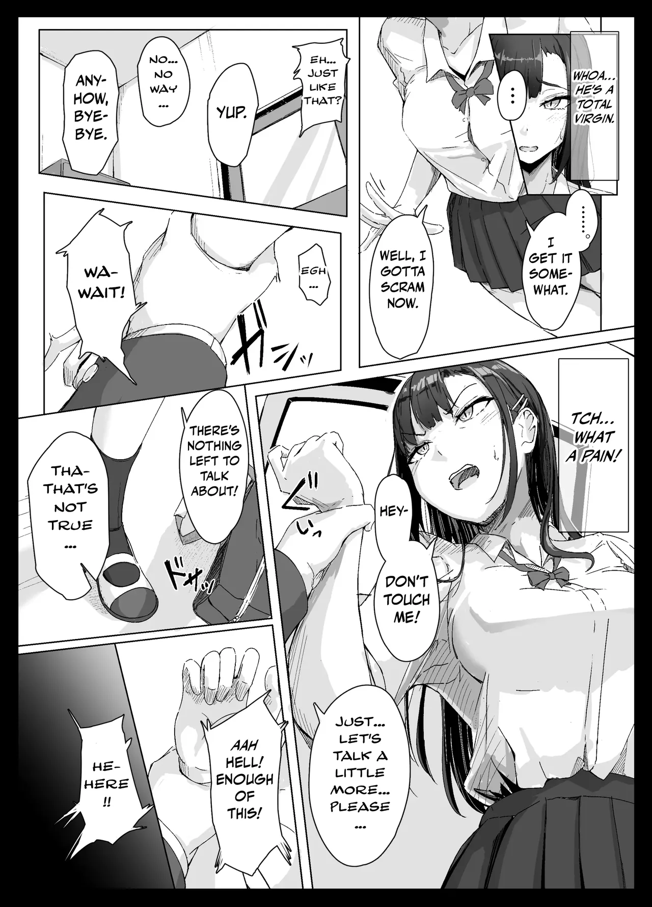 Namaiki Gal wa Kimowota ni Sakaratenai | The Cheeky Gyaru Can't Defy the Creepy Otaku - Page 4