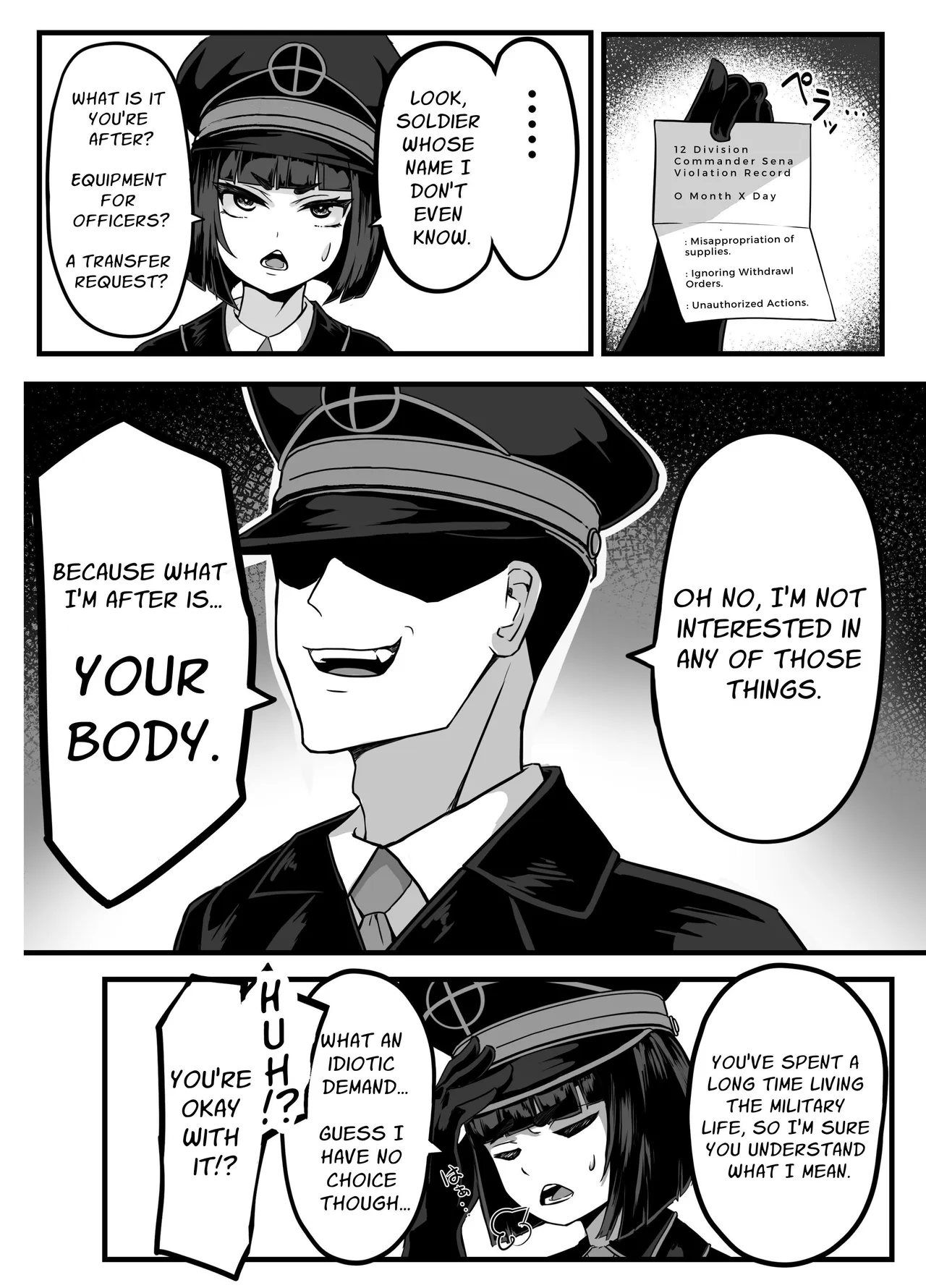 Toshishita no Joukan no Yowami ni Tsukekonde Kairaku Ochi Saseru Hon | Taking Advantage of a Superior Officer's Weakness to Pleasure Corrupt Her - Strona 6