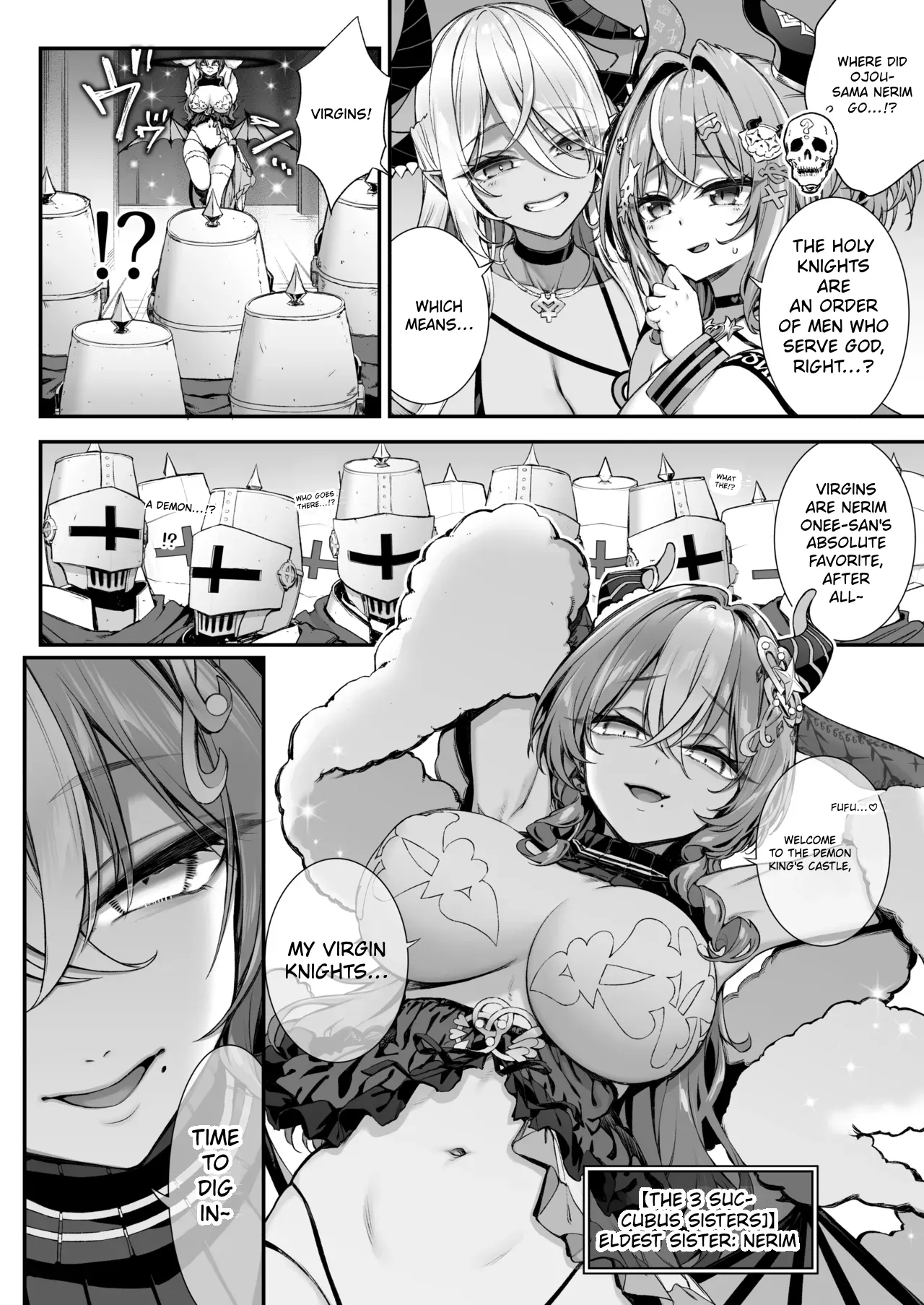 Maoujou no Succubus 2 ~VS. Seikishi~ | The Demon King's Succubusses 2 〜VS. Holy Knight〜 - পৃষ্ঠা 3