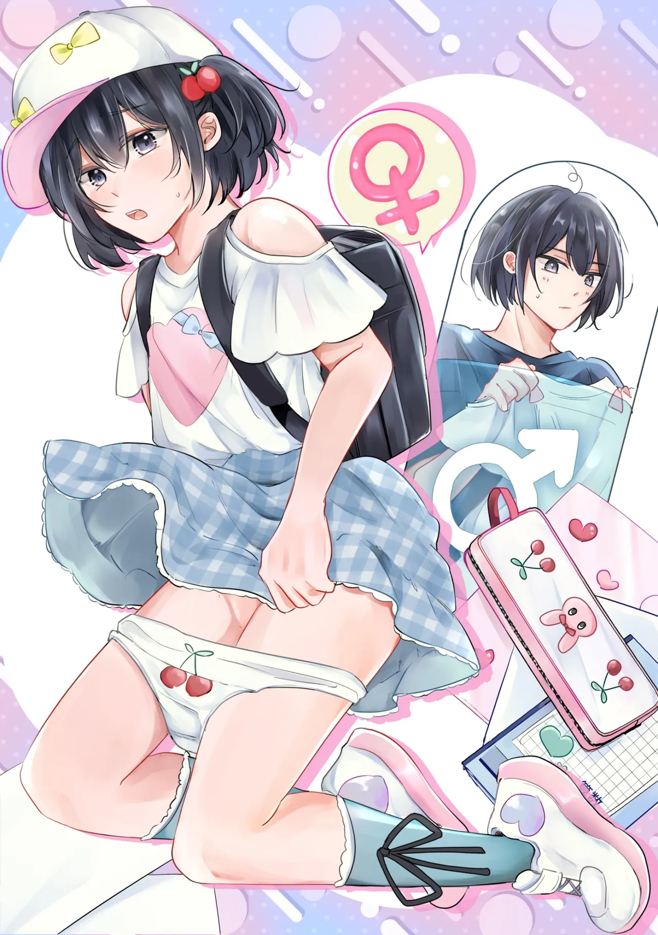 Josou TS Delivery Service ~Gakushuu-juku ni Otodoke desu ka~ | Cross-Dressing TS Delivery Service: Delivery to a Cram School - Page 2