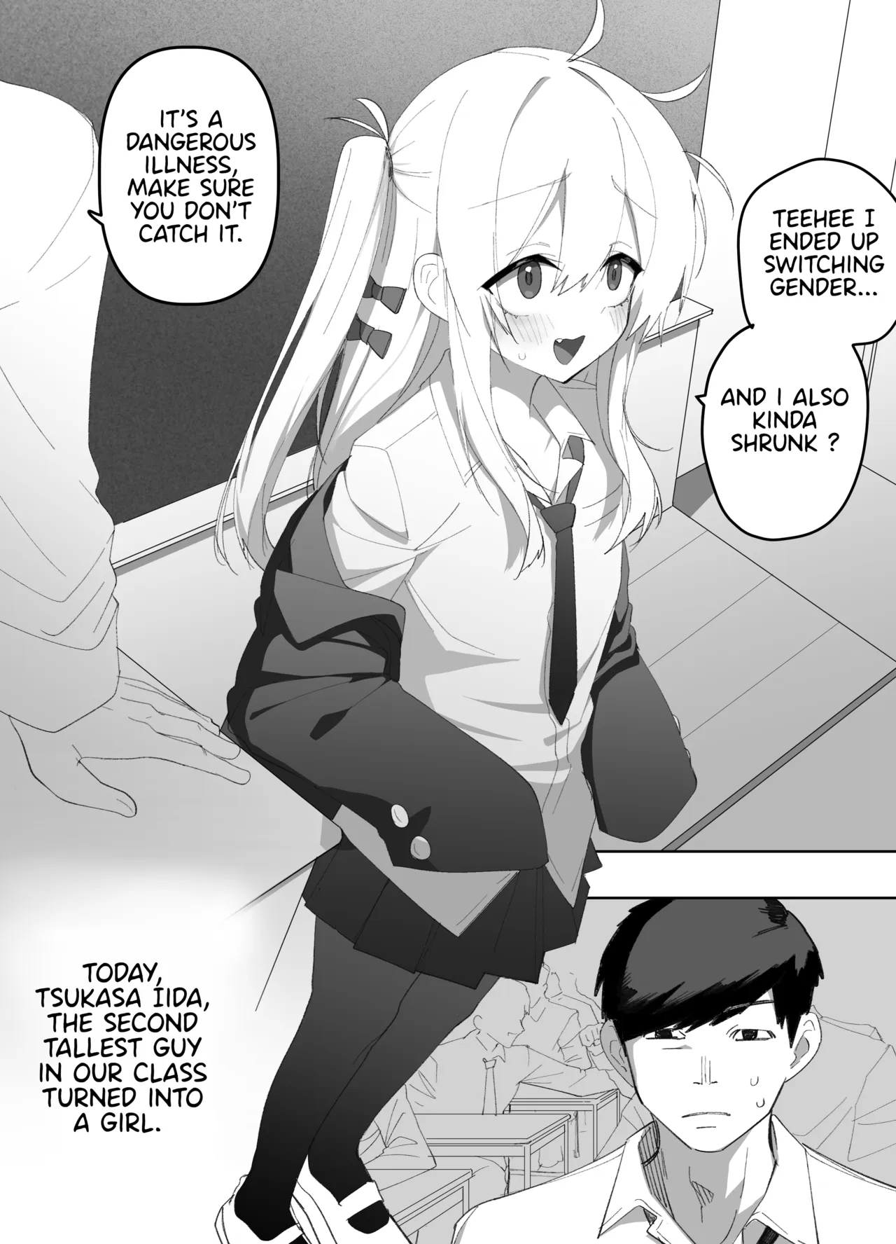 Teishinchou no Onnanoko ni Natta Shinyuu ga... Kyou, Mesuochi Shitemashita | My Friend became a Shortie... and Fell Into Heat Today - Pagina 3