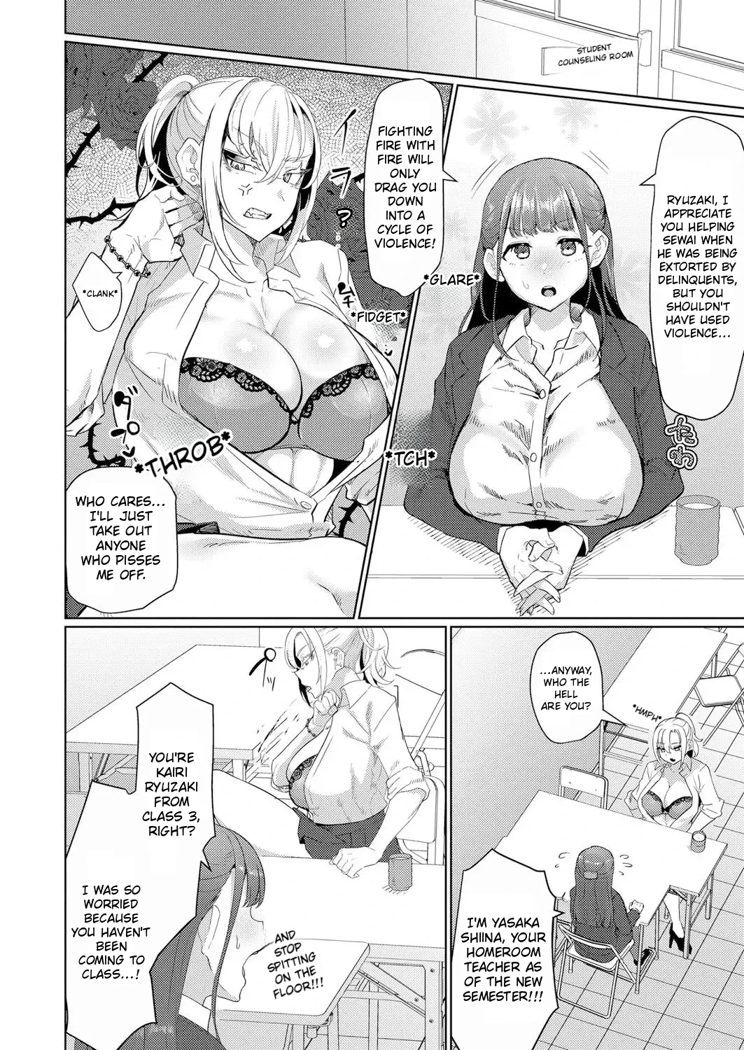 Futanari Bakukon Shinmai Kyoushi Ai to Honoo no Ero Niku Yankee Netsu Ketsu Shidou ~Muchi na Mesu Koso Seidai ni Ike~ | Futanari Forced Marriage Rookie Teacher Erotic Flesh of Love and Fire Intense, Passionate Guidance — Let the Ignorant Female Go Wild — - Strona 2