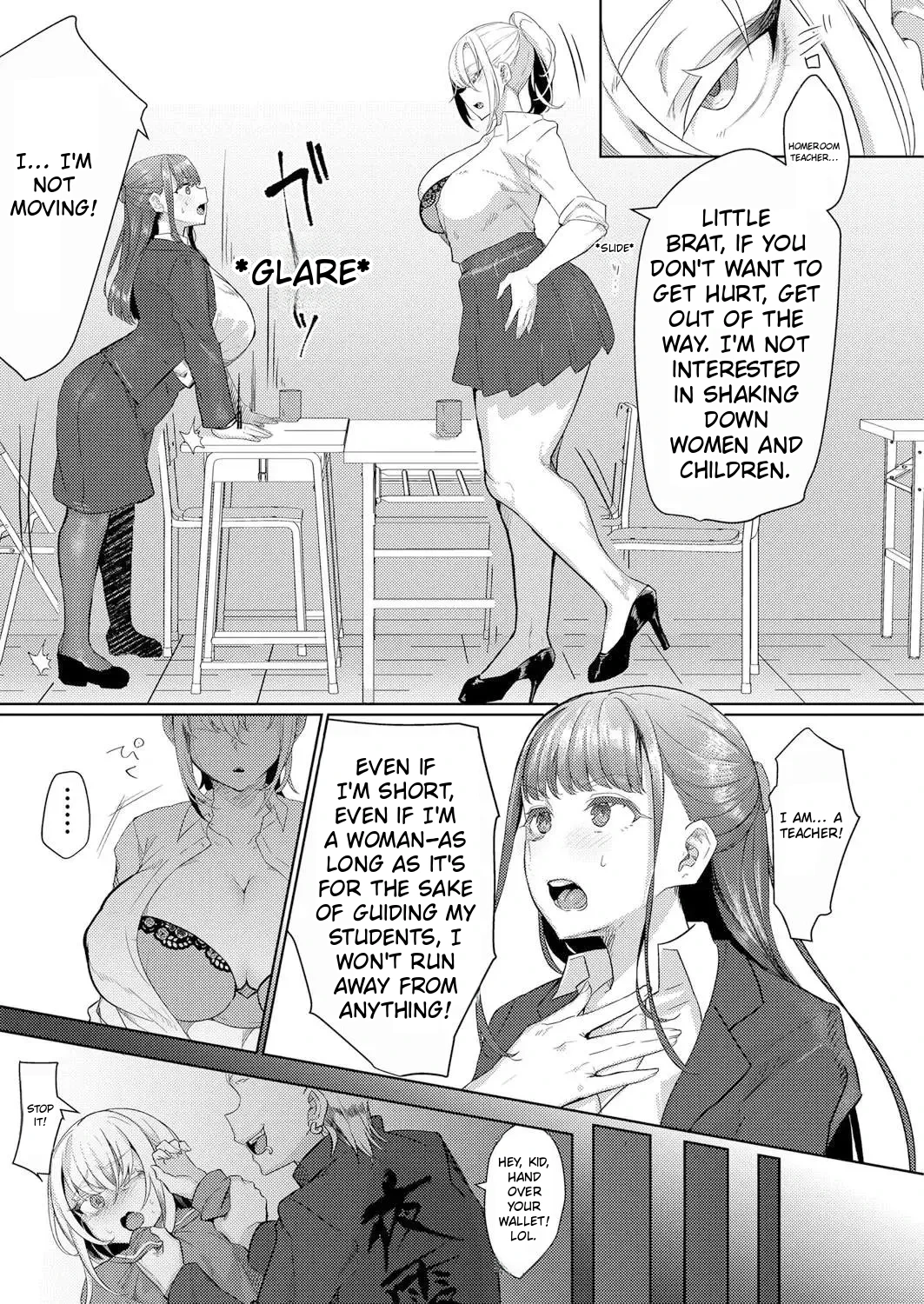 Futanari Bakukon Shinmai Kyoushi Ai to Honoo no Ero Niku Yankee Netsu Ketsu Shidou ~Muchi na Mesu Koso Seidai ni Ike~ | Futanari Forced Marriage Rookie Teacher Erotic Flesh of Love and Fire Intense, Passionate Guidance — Let the Ignorant Female Go Wild — - Strona 3