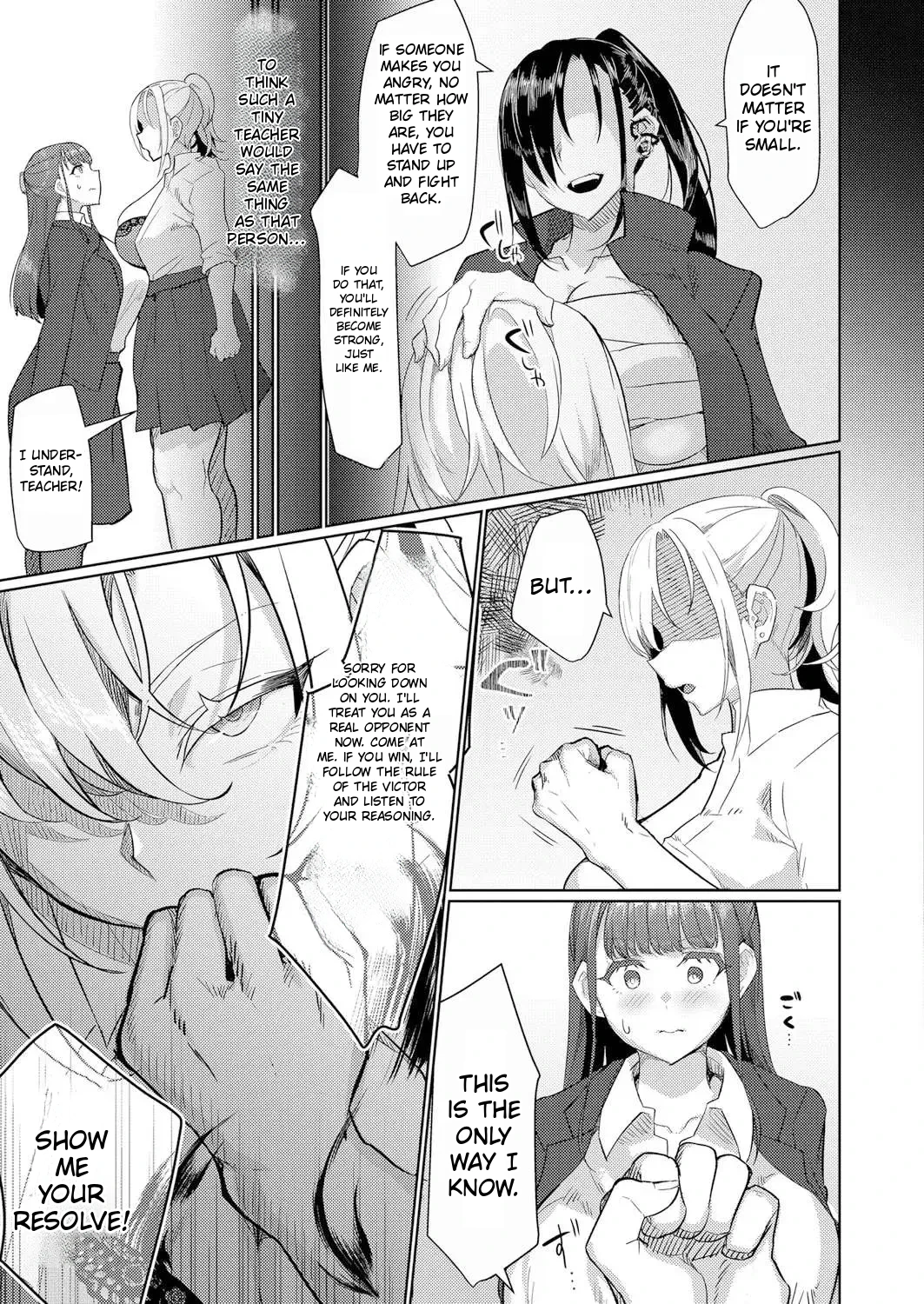 Futanari Bakukon Shinmai Kyoushi Ai to Honoo no Ero Niku Yankee Netsu Ketsu Shidou ~Muchi na Mesu Koso Seidai ni Ike~ | Futanari Forced Marriage Rookie Teacher Erotic Flesh of Love and Fire Intense, Passionate Guidance — Let the Ignorant Female Go Wild — - Strona 5