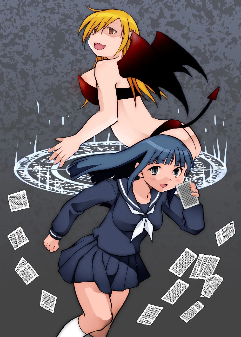 Card Battle de Monster Musume ni Okasareru Goudoushi 2: Midaranaru Sasoihen - Page 2