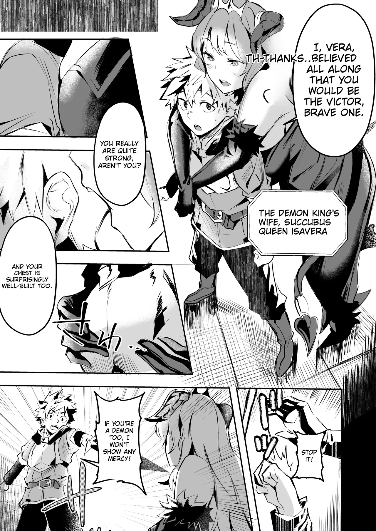 Yuusha-sama no Level Succubus Mama ni Zeenbu Choudai | Give It All to Succubus Mommy, Hero-sama - Page 3