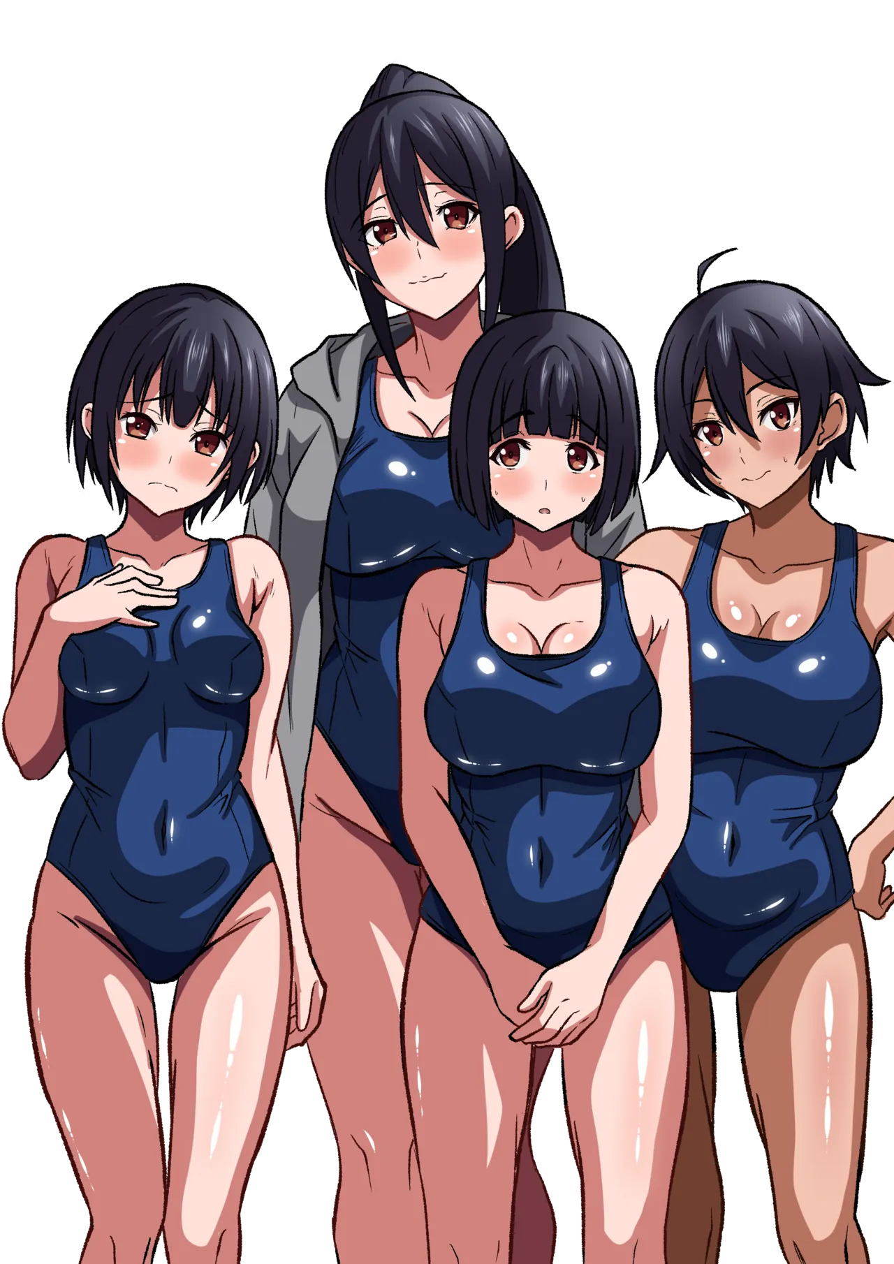 種付けおじさんが行く プールの授業に侵入！スク水女子と汗だくでエッチ - หน้า 2