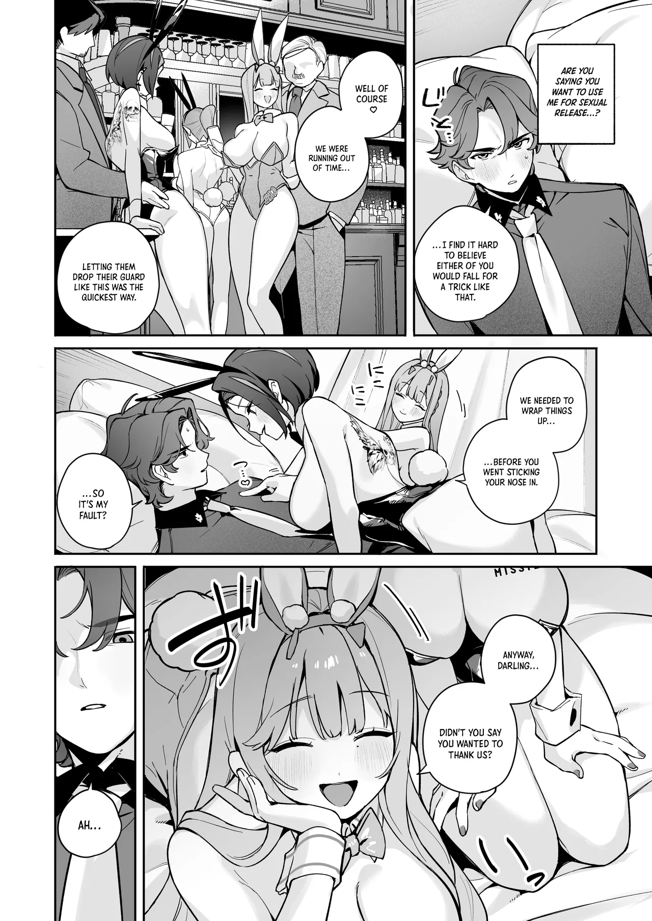 [Wakuwaku Nyuugyou (Machida Poyo) Exotic Bunny Night (Goddess of Victory: Nikke) [English] [Nocturnal Yuri R-18] [Digital] - Page 5