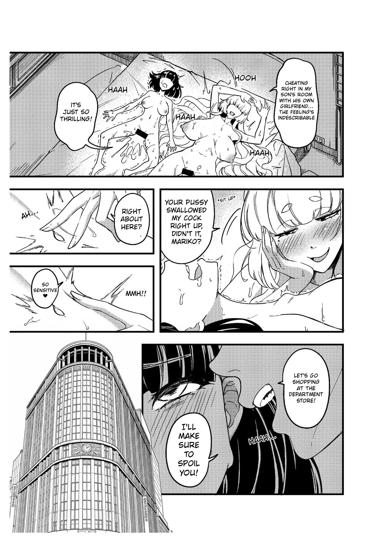 That Time I Found Out my Boyfriend's American Mom Was Actually a Futa!! | Part 2 - Page 7