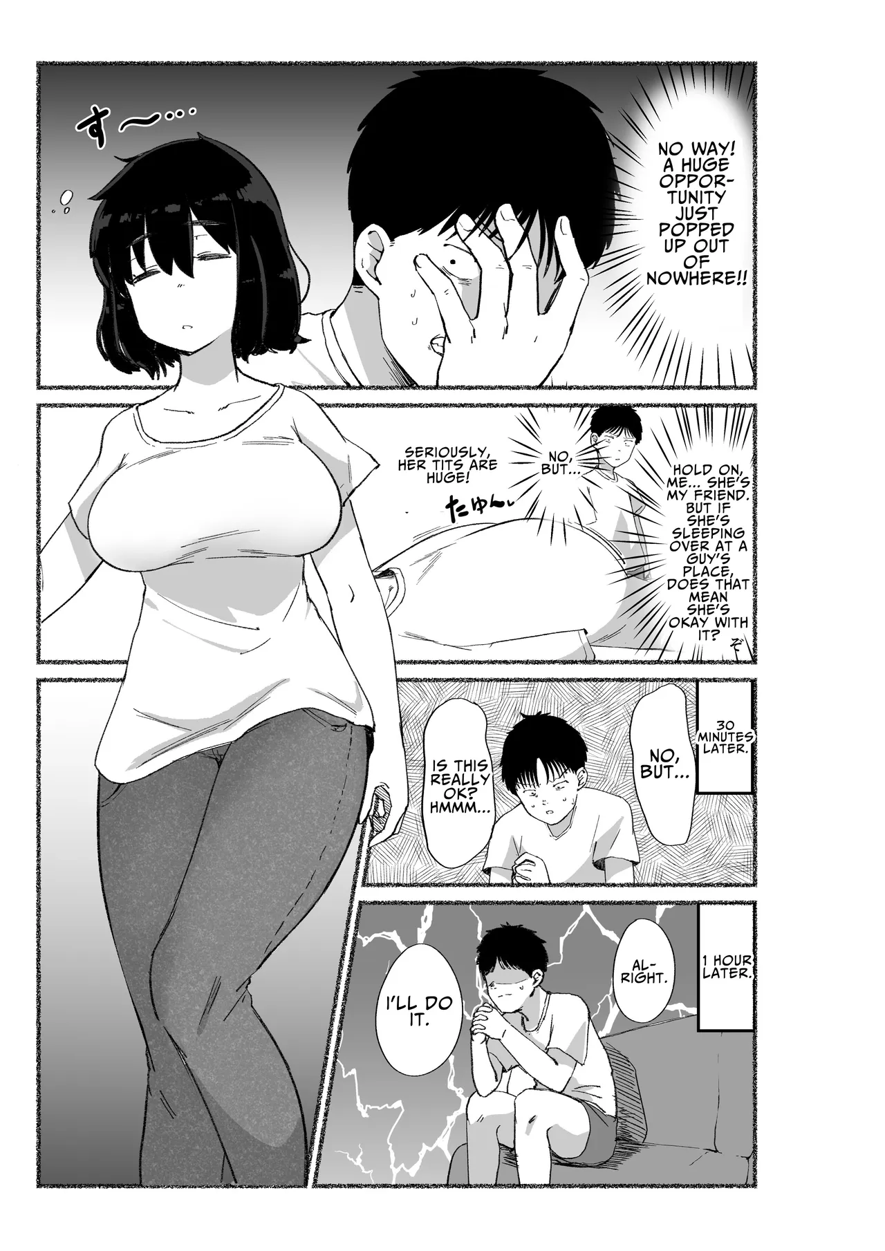 Zubora na Onna Tomodachi no Naka ni Dashite Mita | I Tried Cumming Inside My Slovenly Female Friend - Página 7