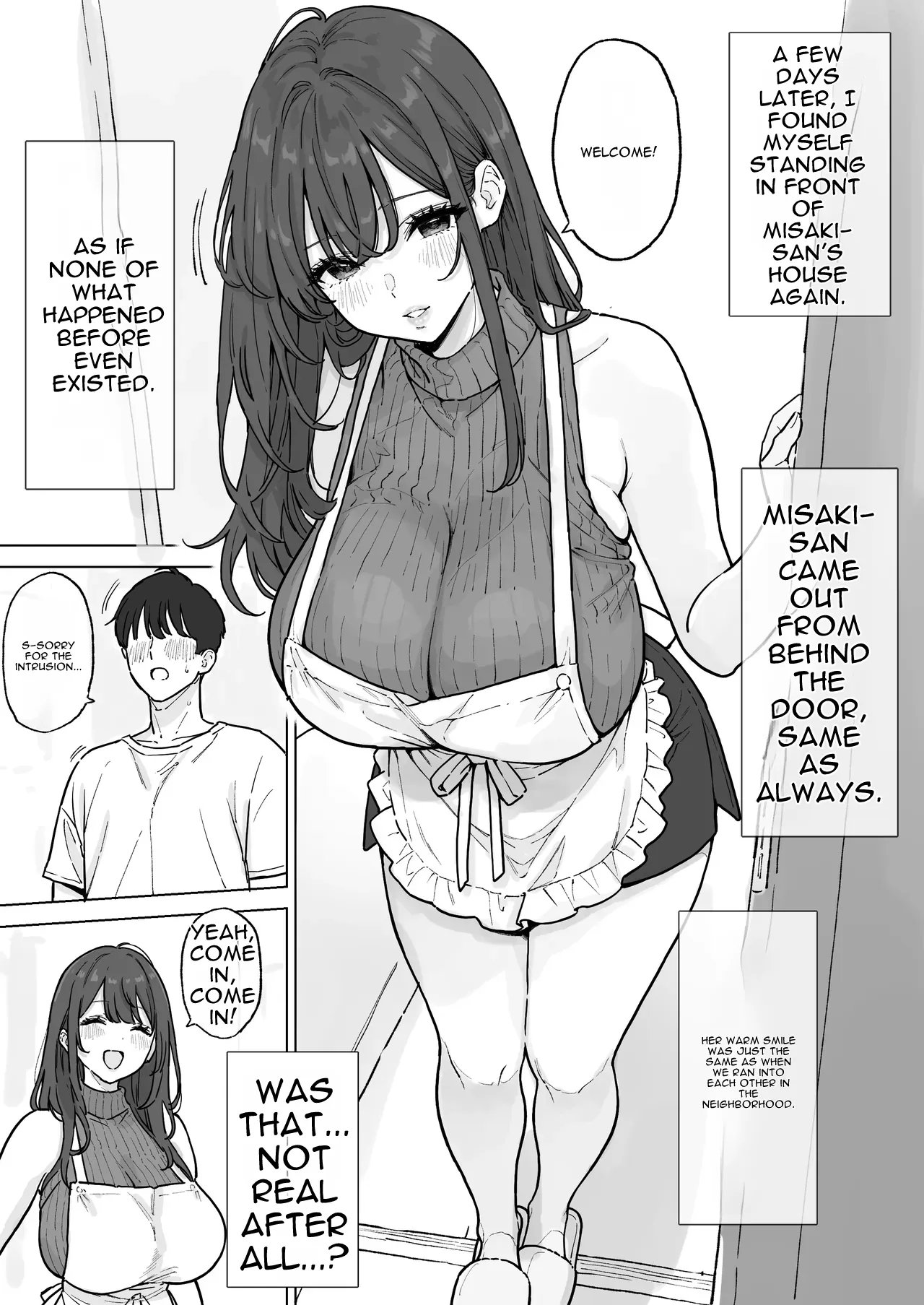 Akogare no Bakunyuu Oku-san ni Nama de Byurubyuru Suru Nakadashi Furin Seikatsu | Gushing Raw Inside My Big-Boobed Wife: My Affair Life - Сторінка 8