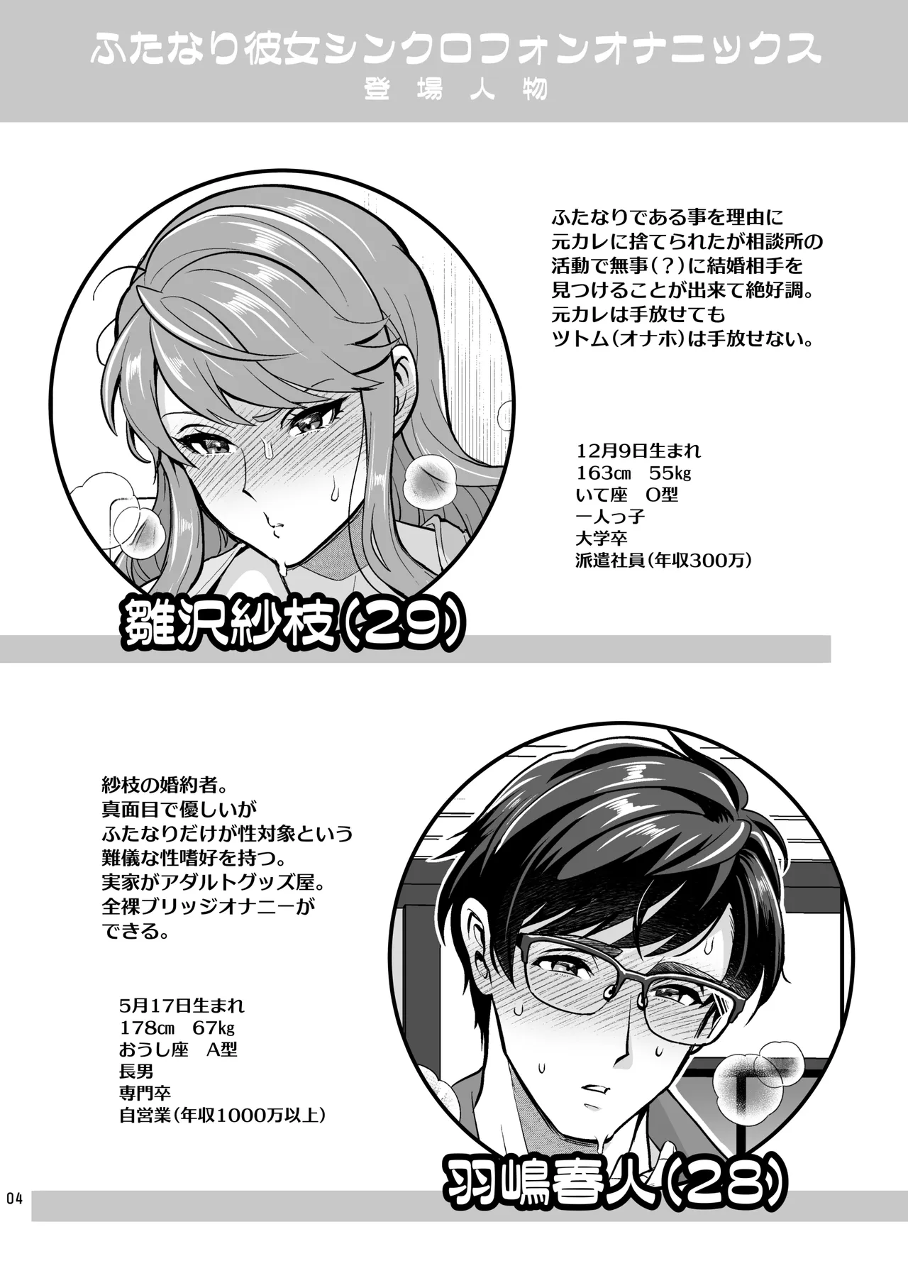 Futanari Kanojo to Synchrophone Onanix - ページ 4