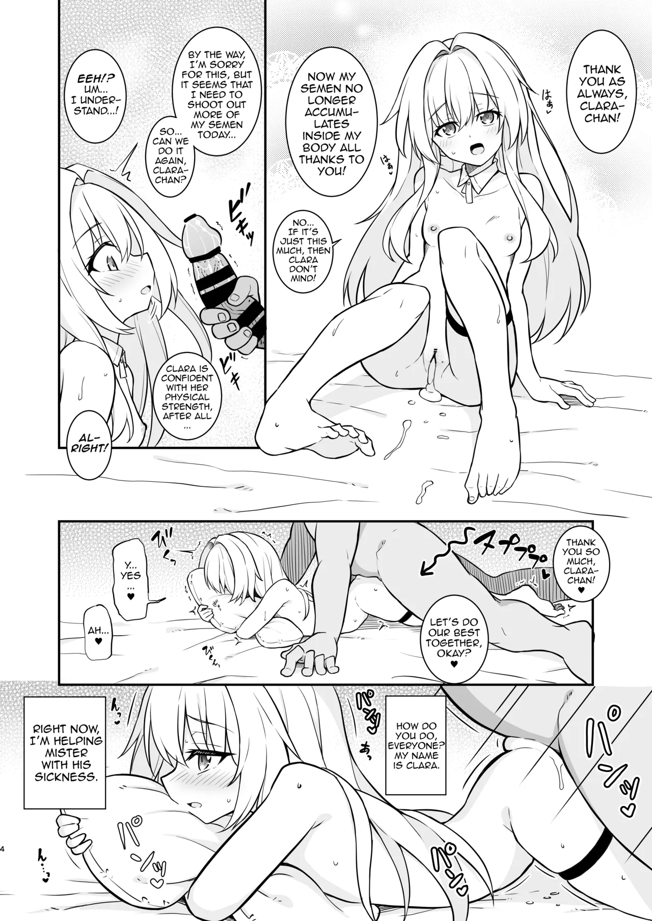 Seichishiki Zero no Clara ga Mama ni Naru made no Ohanashi | The Story of Turning Zero-Sex-Knowledge Clara-chan Into a Mama - หน้า 3