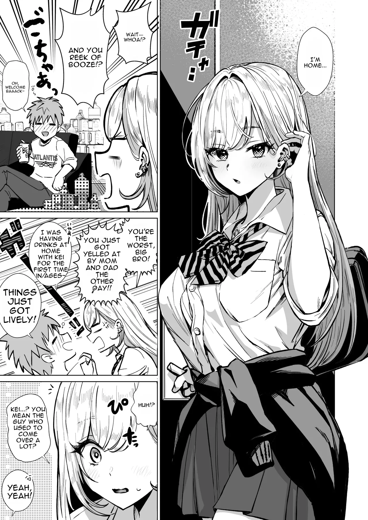 Yobai Gal ~Tomodachi no Gal Imouto to Hitoyo no Omoidezukuri Sex~ | Slutty Gal ~One-Night Sex With My Friend's Gal Little Sister, Making Some Memories~ - Page 2