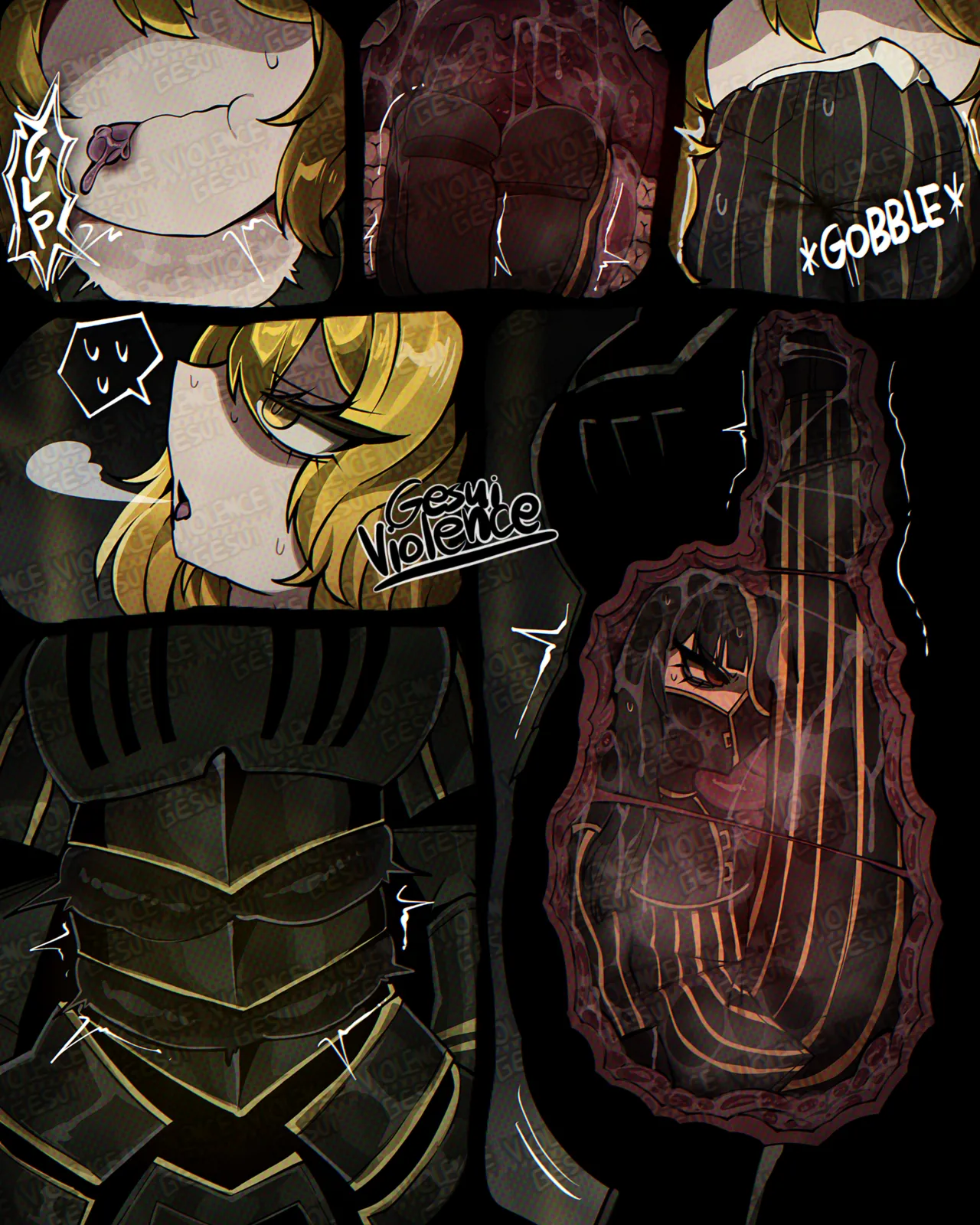 Giant Le Noir DonQui vore comic - 페이지 5