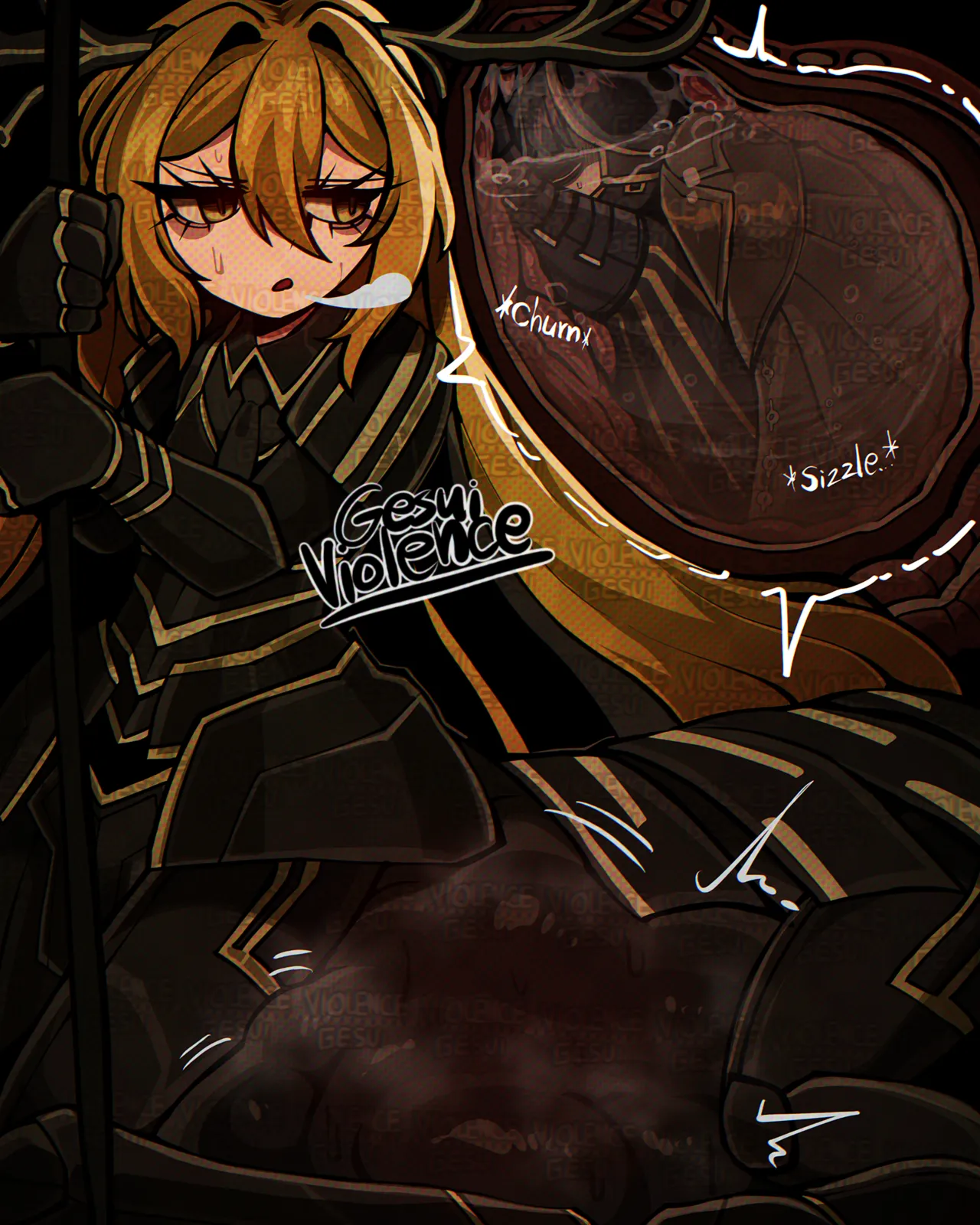 Giant Le Noir DonQui vore comic - 페이지 7