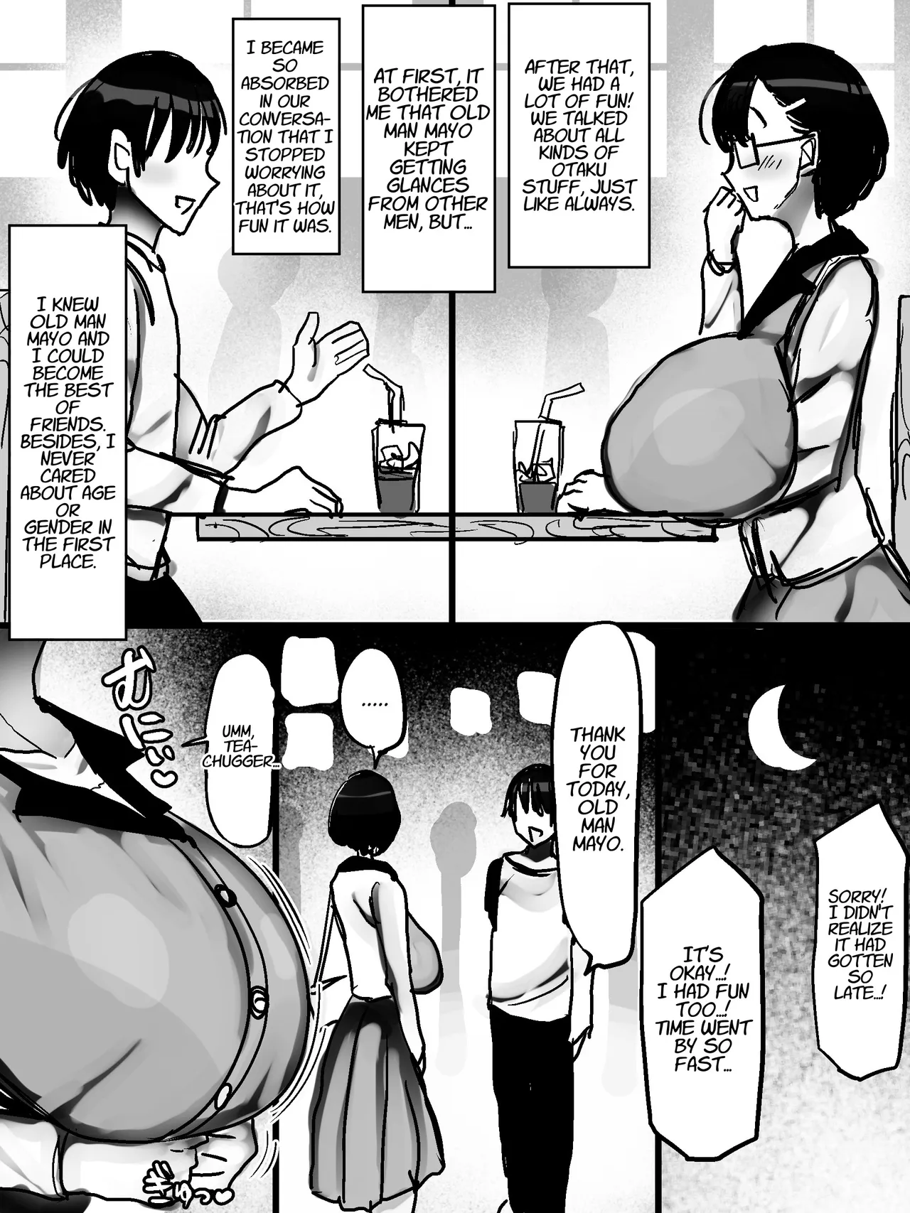 Net de Shiriatta Jimi Megane Bakunyuu to Otomodachi Koubi Shichau Hanashi | Friend Sex with the Huge-Breasted Plain Bespectacled Babe I Met Online - Page 6