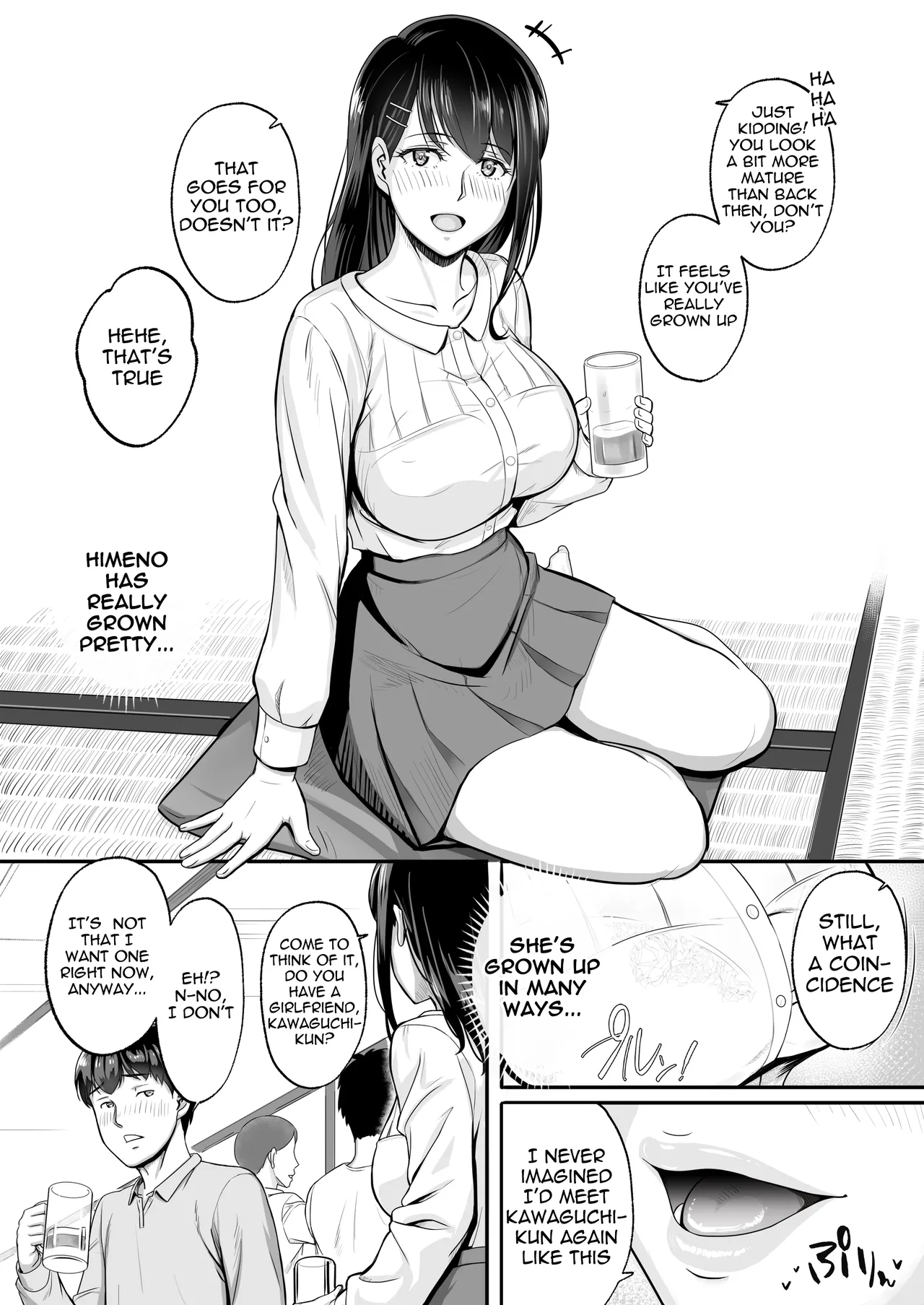 Saikai shita Hatsukoi wa, Shinkan no Yoru ni Chiru | The reunion with my first love fades away on the night of the welcome party - Strona 3