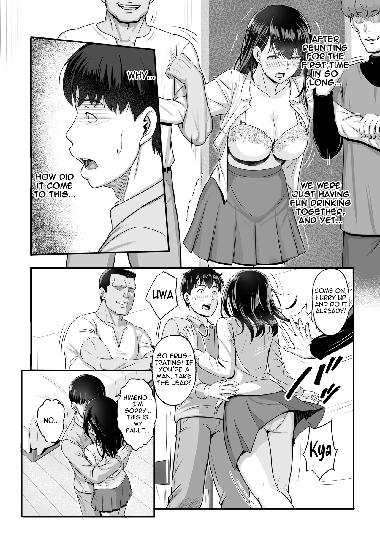 Saikai shita Hatsukoi wa, Shinkan no Yoru ni Chiru | The reunion with my first love fades away on the night of the welcome party - Strona 8
