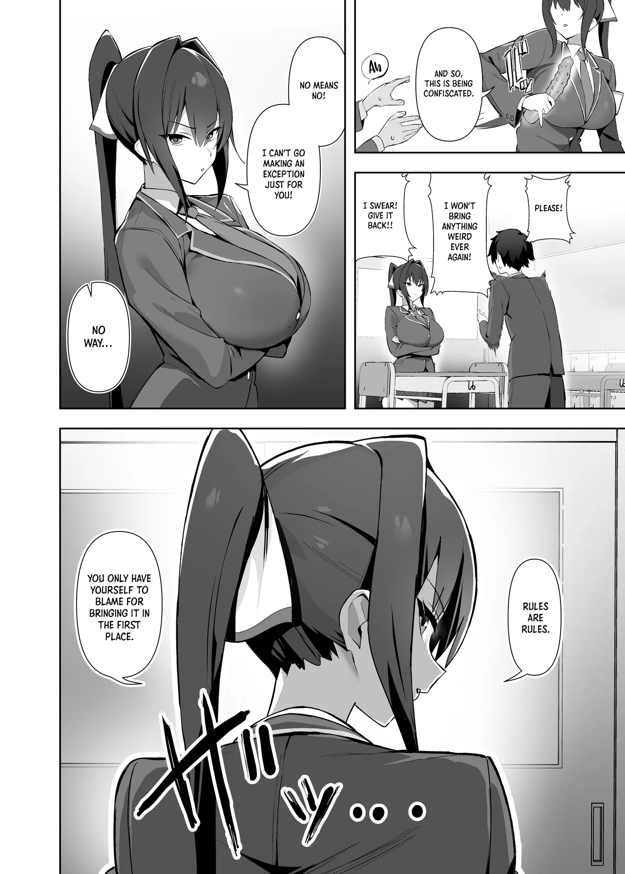 Fuuki Iinchou (Kyonyuu) wa Sekkyokuteki｜The (Busty) Disciplinary Committee President Takes the Lead - 페이지 5